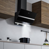 CIARRA Angled Cooker Hood 60cm Touch Control 750m³/h CBCB6736N-OW