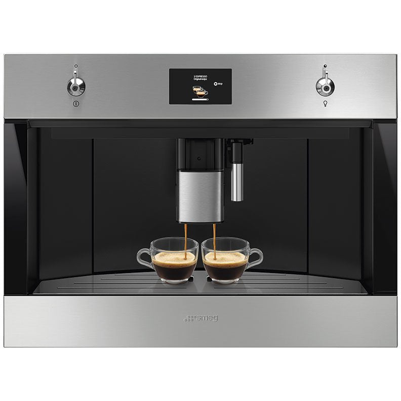 Smeg CMS4303X Classic Stainless Steel Built-In Coffee Machine - product image 3