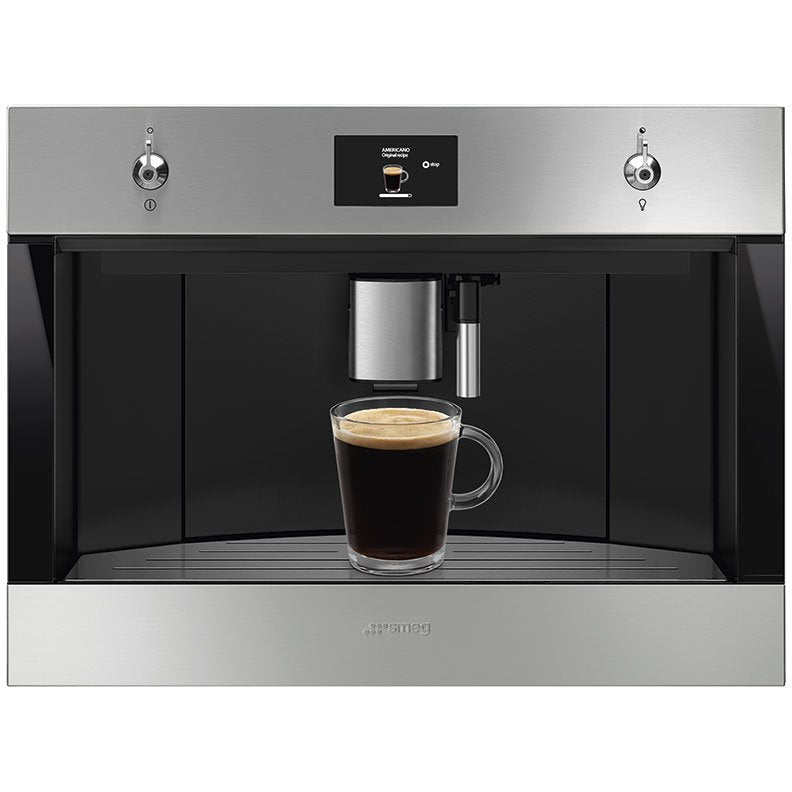Smeg CMS4303X Classic Stainless Steel Built-In Coffee Machine - product image 4