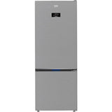 475L Freestanding Frost Free Beko Fridge Freezer, 70/30, Stainless Steel - CNG5785VPS - London Houseware - 1