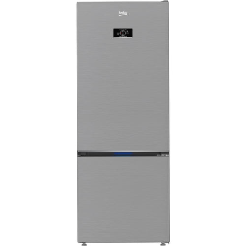 475L Freestanding Frost Free Beko Fridge Freezer, 70/30, Stainless Steel - CNG5785VPS