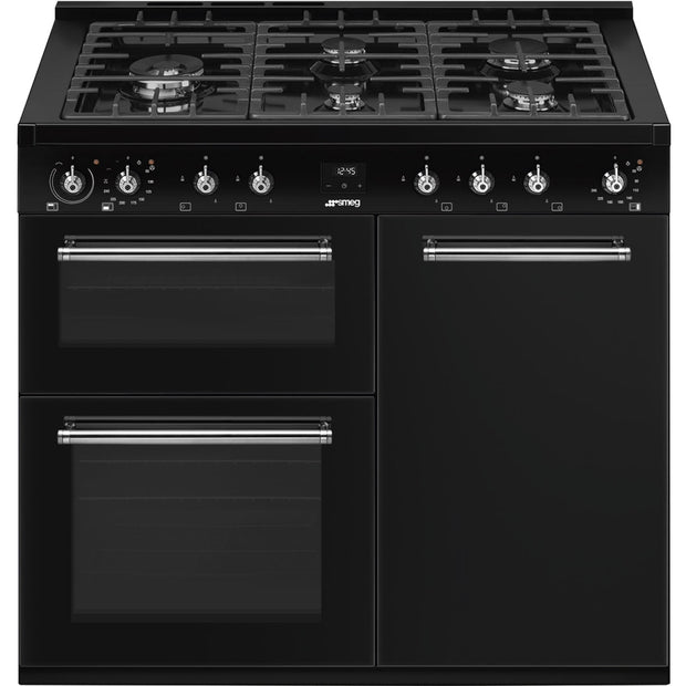 Smeg CX103GMBL Concert 100cm Dual Fuel Range Cooker - product image 1