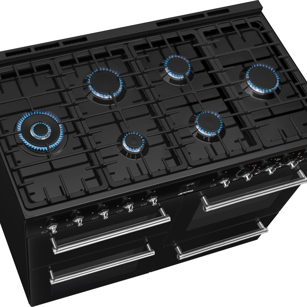 Smeg CX113GMBL Concert Classic 110cm Dual Fuel Range Cooker - product image 4