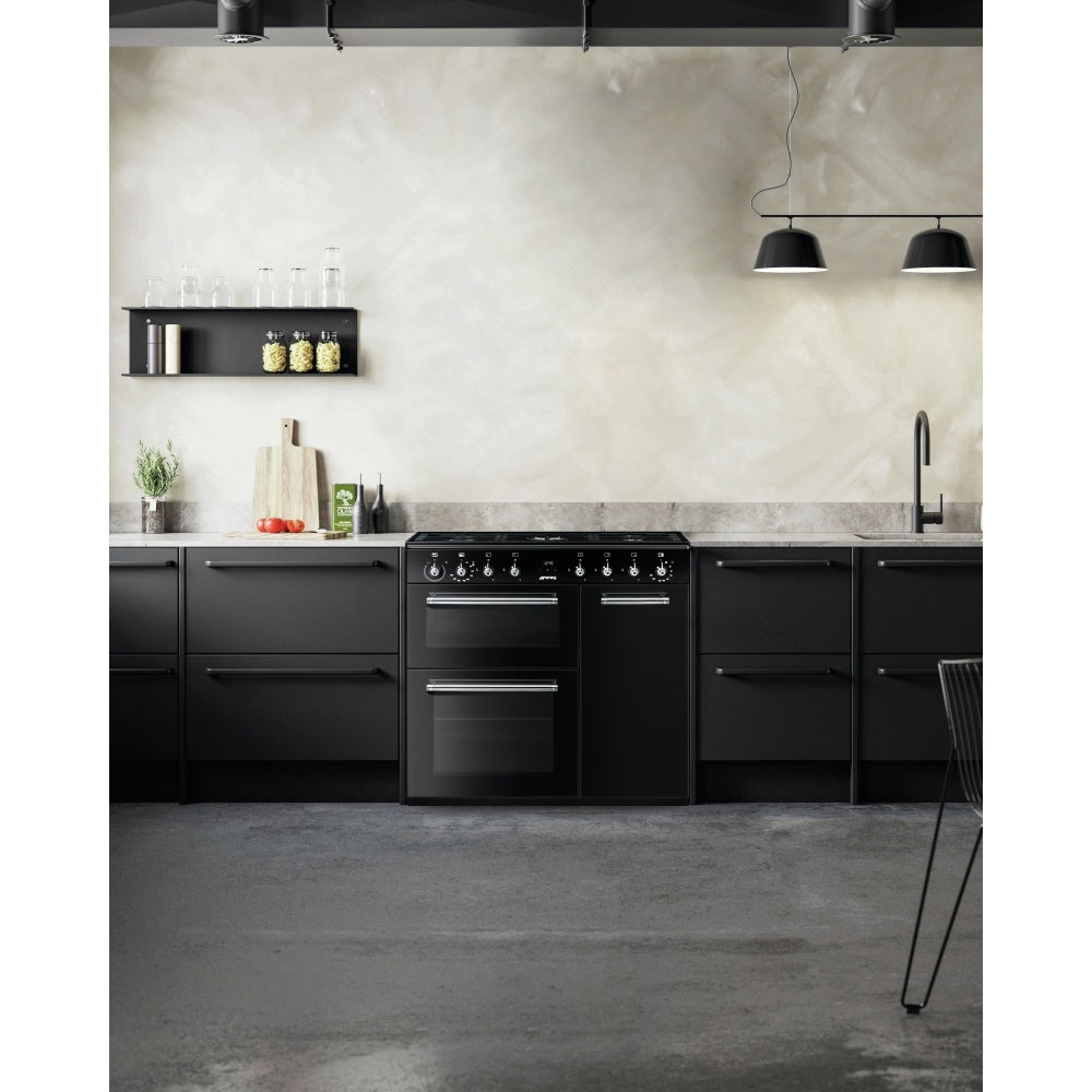 Smeg CX93GMBL Concert 90cm Dual Fuel Range Cooker - product image 6