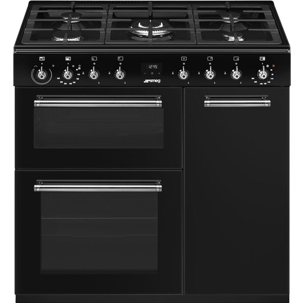 Smeg CX93GMBL Concert 90cm Dual Fuel Range Cooker - product image 1
