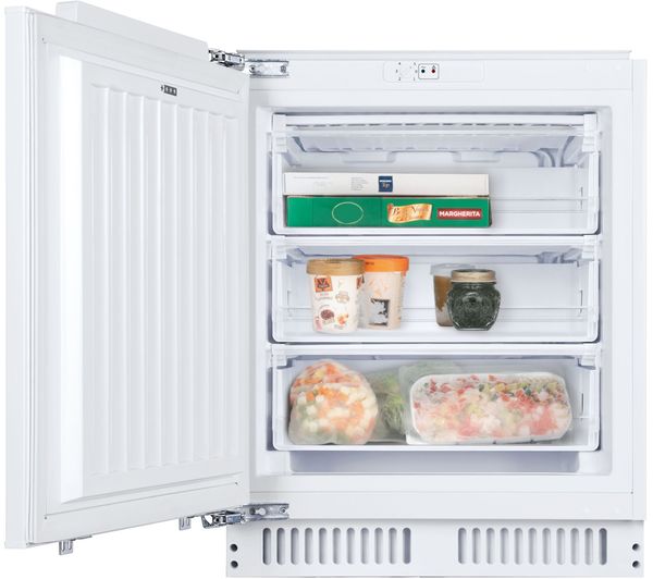 60cm Integrated Freezer, Fixed Hinge, White - Candy CFU 135 NEK/N