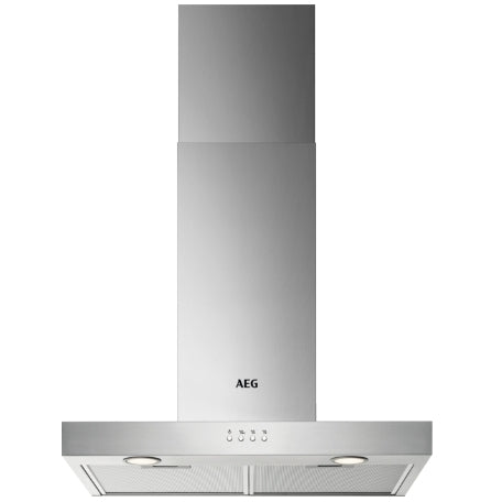 AEG DBX3650M 6000 ExtractionTech 60cm Chimney Cooker Hood, Stainless Steel, C Rated