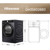 Hisense DH3S802BB3 Tumble Dryer - product image 18