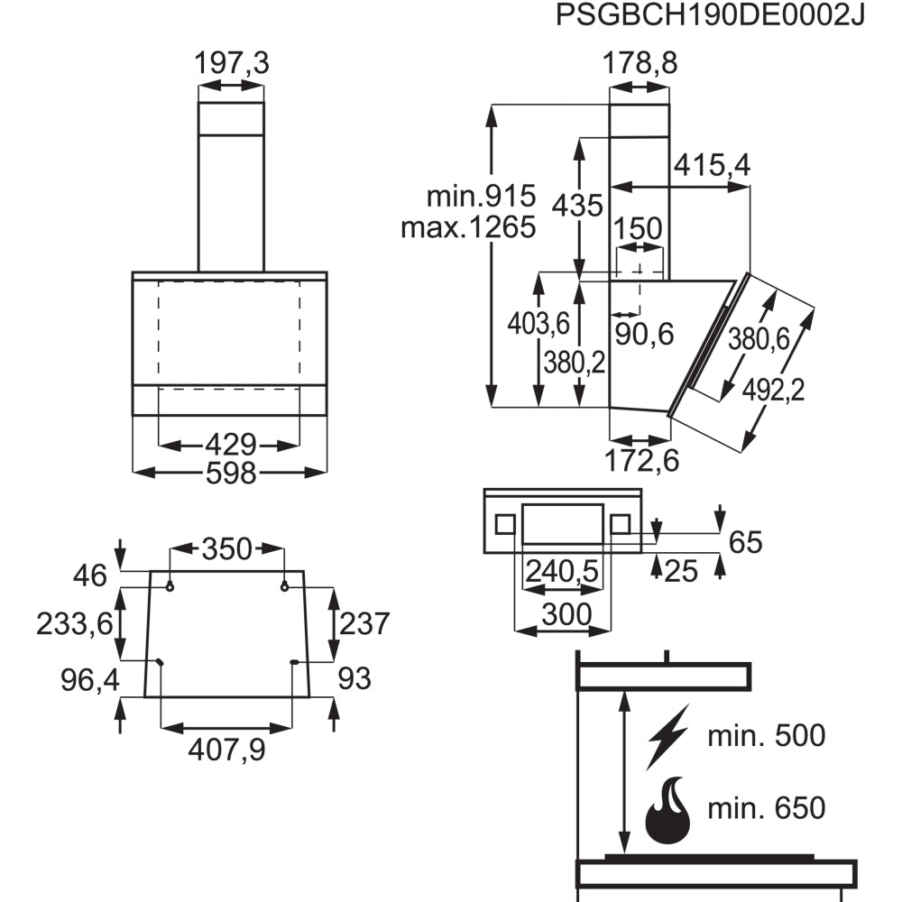 AEG DVE5671HG 9000 SilenceTech Cooker Hood - product image 7
