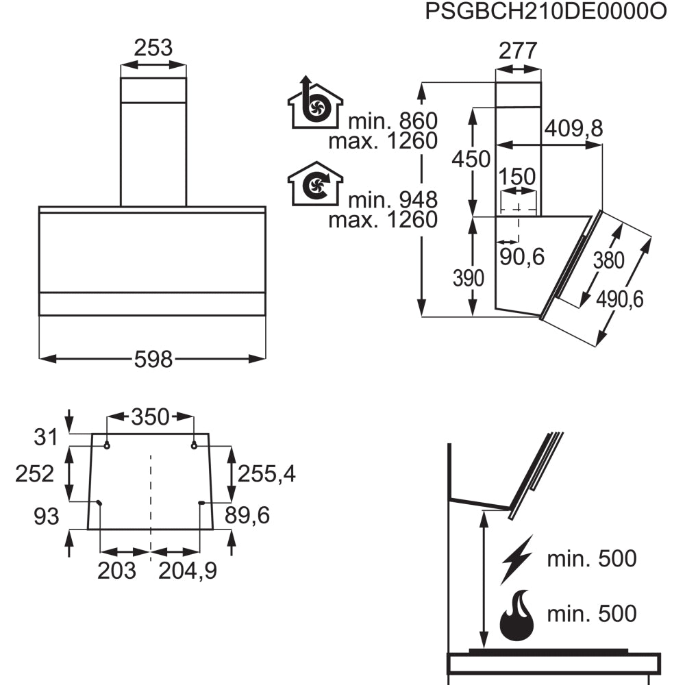 AEG DVE5671HR 9000 SilenceTech Cooker Hood - product image 7
