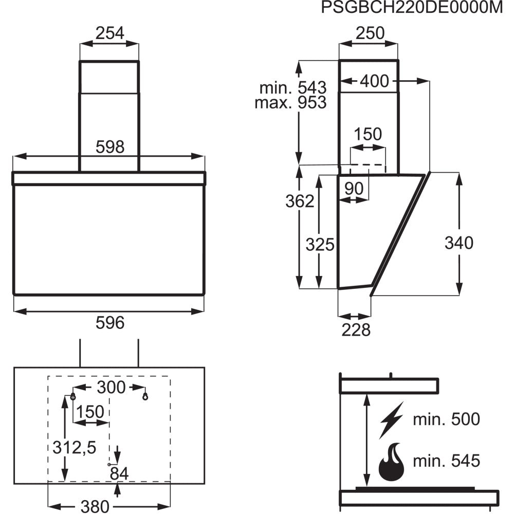 AEG DVX5661HB 8000 Hob2Hood Cooker Hood - product image 7