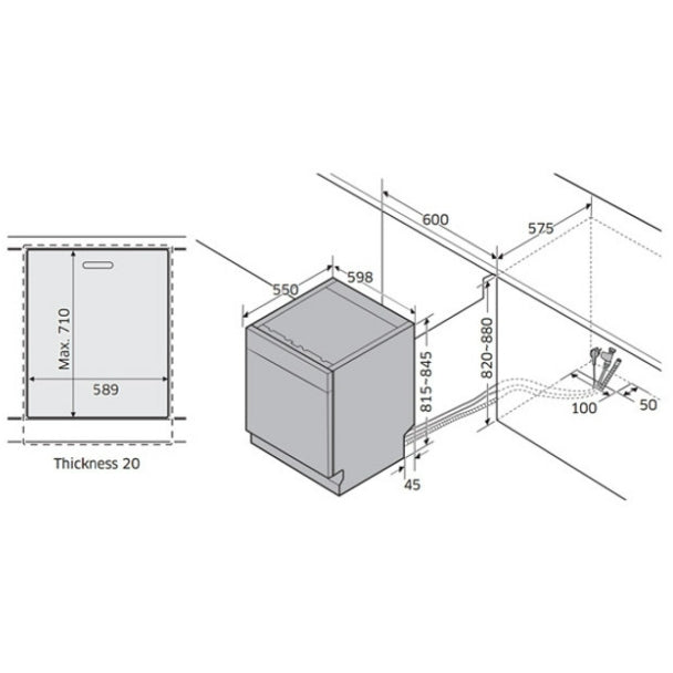 Samsung DW60CG550B00EU Integrated Dishwasher - product image 11