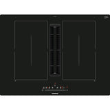 70cm Black Vented Induction Hob with Extractor - Siemens ED711FQ15E iQ500 - Naamaste London Homewares - 1