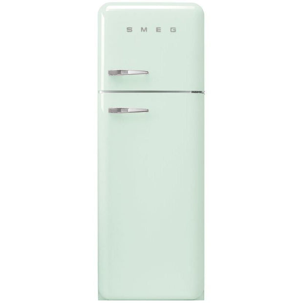 294L Retro Static Smeg Fridge Freezer, 80/20, Pastel Green - FAB30RPG5UK- London Houseware - 1