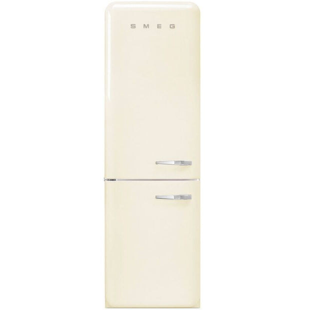 331L Retro Frost Free Smeg Fridge Freezer, 60/40, Cream - FAB32LCR5UK - London Houseware - 1