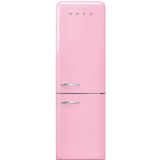 331L Retro No Frost Smeg Fridge Freezer, 60/40, Pink - FAB32RPK5UK - London Houseware - 1