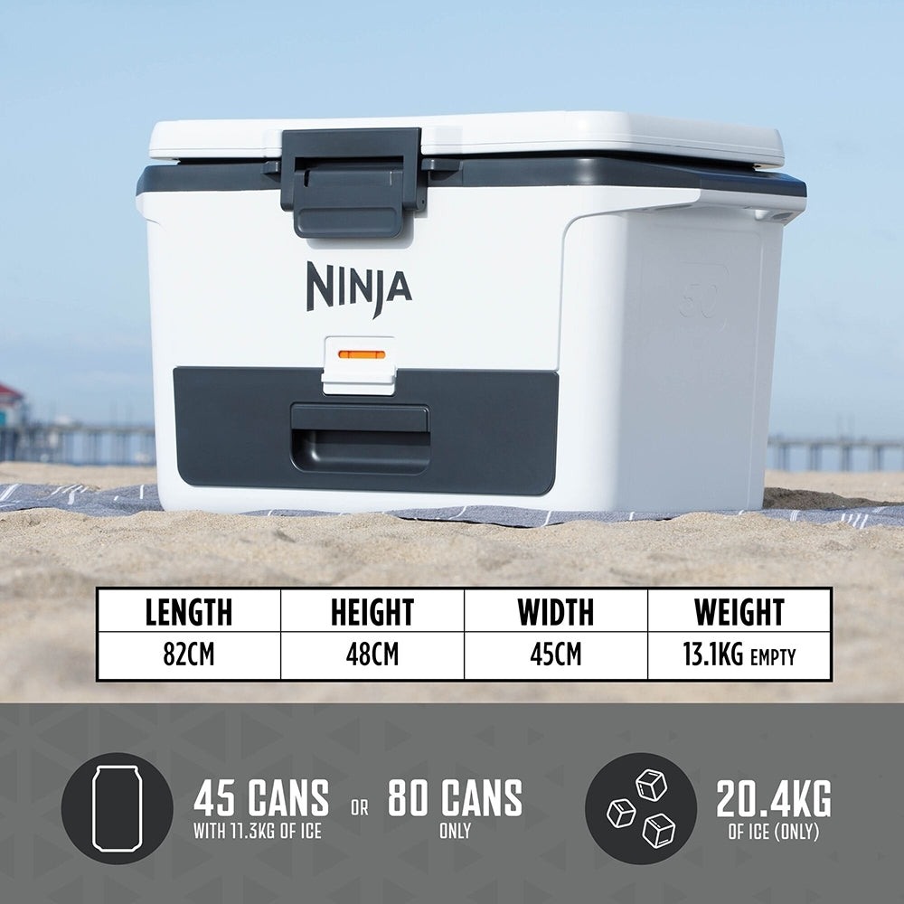 Ninja FB151UKWH FrostVault 50QT/47L Hard Cooler, Cloud White - product image 8