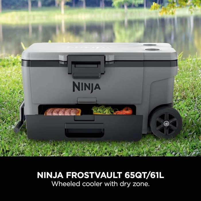 Ninja FB265EUUKGY FrostVault 61L Wheeled Cooler with Dry Zone - product image 2