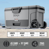 Ninja FB265EUUKGY FrostVault 61L Wheeled Cooler with Dry Zone - product image 10