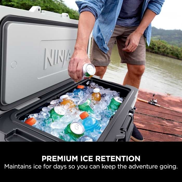 Ninja FB265EUUKWH FrostVault 61L Wheeled Cooler with Dry Zone - product image 6