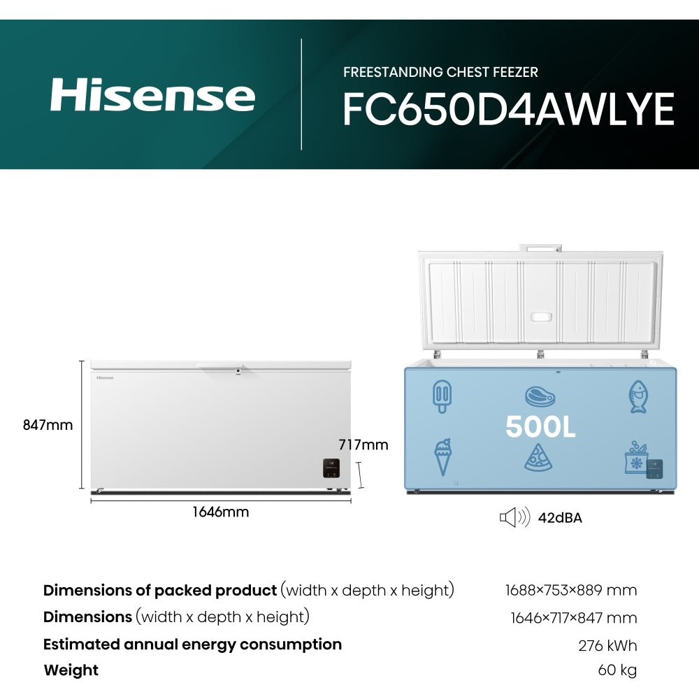 Hisense FC650D4AWLYE Freezer - product image 14