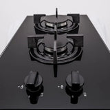 30cm 2 Burner Glass Gas Hob – SIA GHG301BL - London Houseware - 6