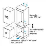 Bosch integrated freezer, Low Frost - Series 6 GIV21AFE0 - London Houseware - 7