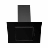 SIA 70cm Black 5 Burner Gas Hob & Angled Curved Glass Cooker Hood - London Houseware - 2
