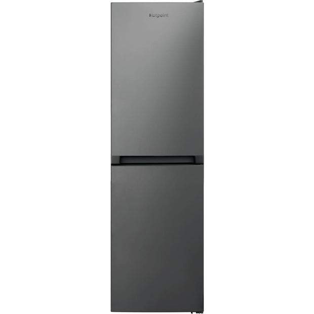 248L Frost Free Hotpoint Fridge Freezer, 50/50, Silver - HBNF55182SUK - London Houseware - 1