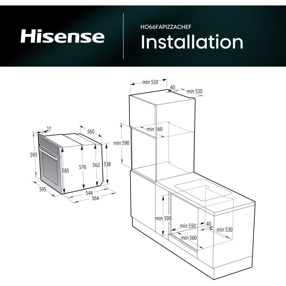 Hisense HO66FAPizzaChef Oven - product image 15