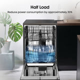 Hisense Dishwasher, 60cm Black Freestanding - HS622E90BUK - London Houseware - 9