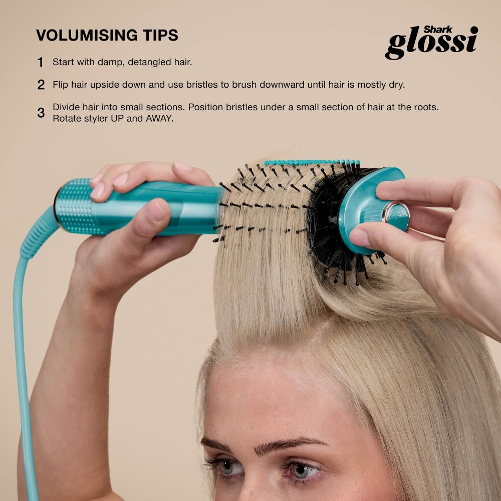 Shark HT302UKTL Glossi 2-in-1 Hot Brush, Juniper, Teal - product image 13