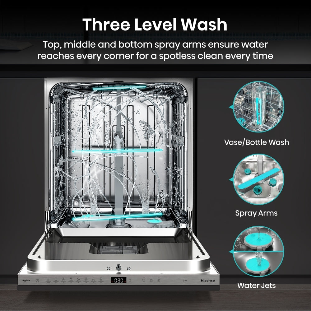 Hisense HV16AUK Integrated Dishwasher - product image 12