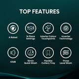 Hisense HV16AUK Integrated Dishwasher - product image 3