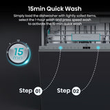 Hisense HV16AUK Integrated Dishwasher - product image 10