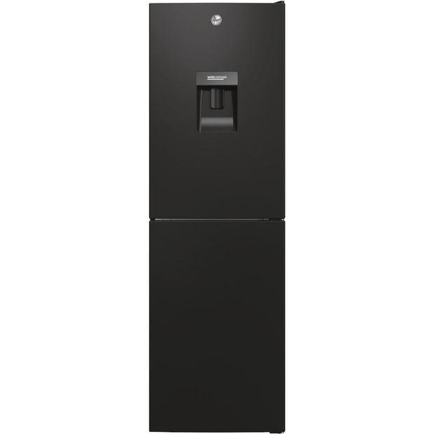 145L Low Frost Black Fridge Freezer, 50/50 - Hoover HV3CT175LFWKB - London Houseware - 1