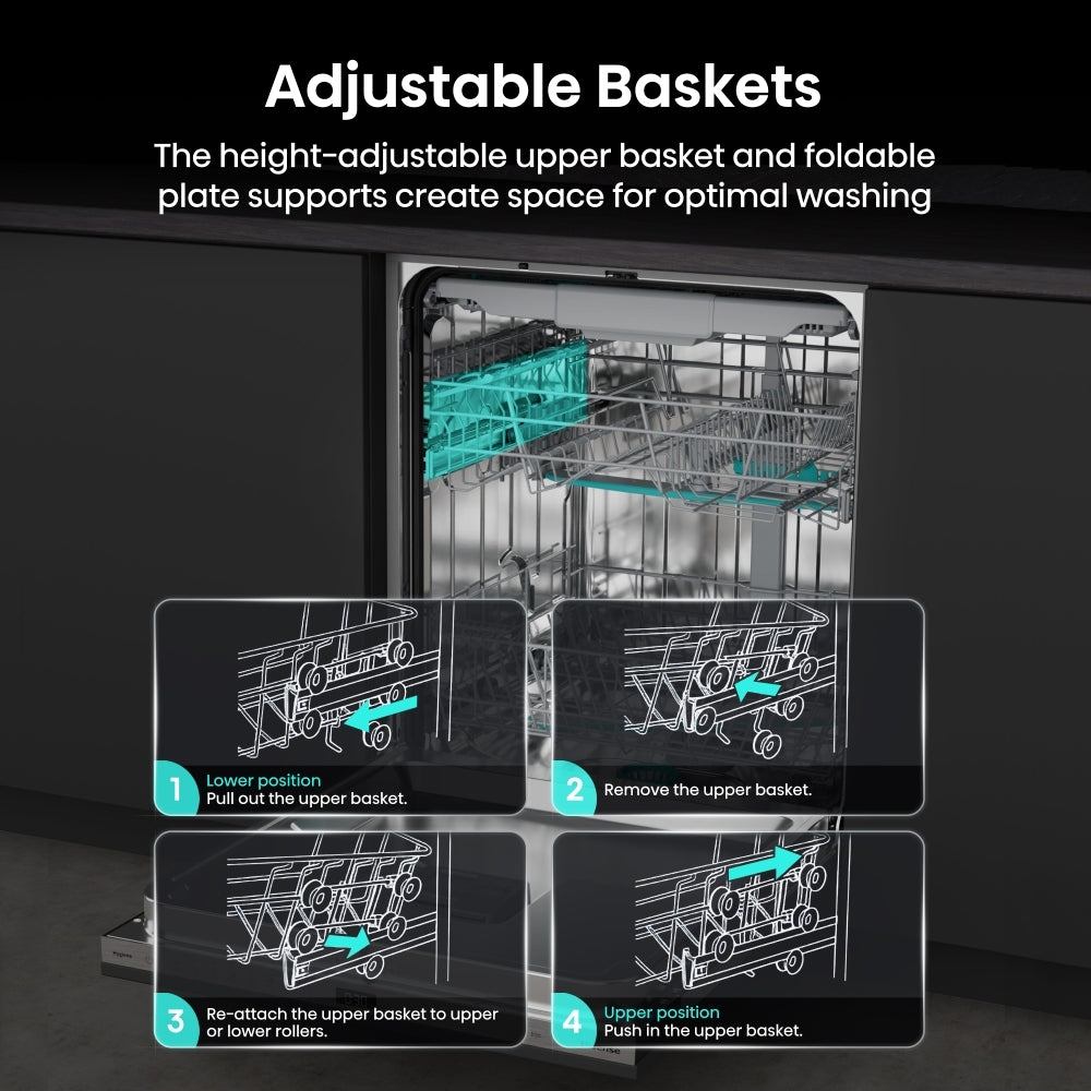 Hisense HV663A60UK Integrated Dishwasher - product image 18