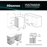 Hisense HV673A60UK Integrated Dishwasher - product image 14