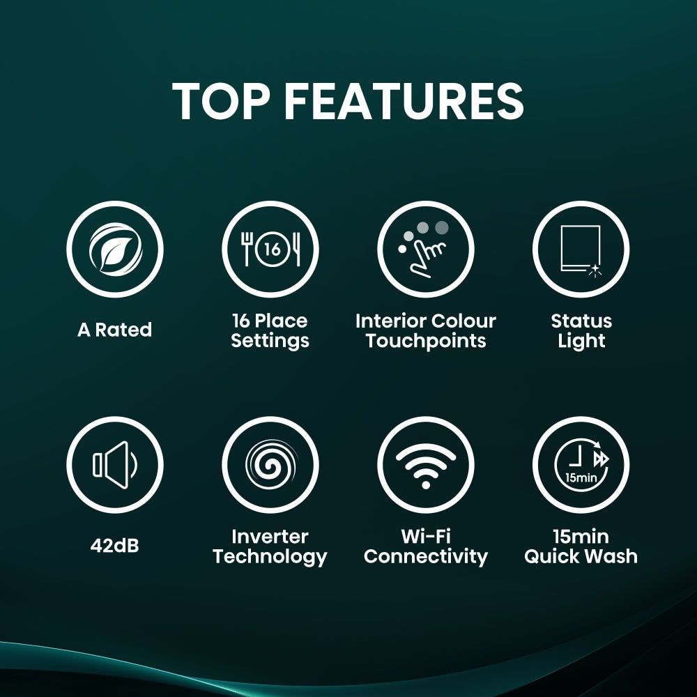 Hisense HV673A60UK Integrated Dishwasher - product image 3