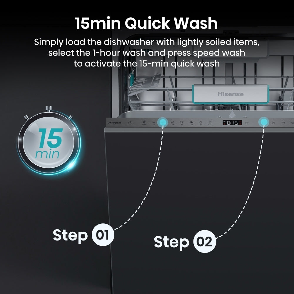 Hisense HV693A60UVADUK Integrated Dishwasher - product image 19