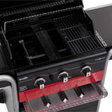 3 Burner Hybrid BBQ Grills Cover Pack, Black - Char-Broil - Naamaste London Homewares - 11
