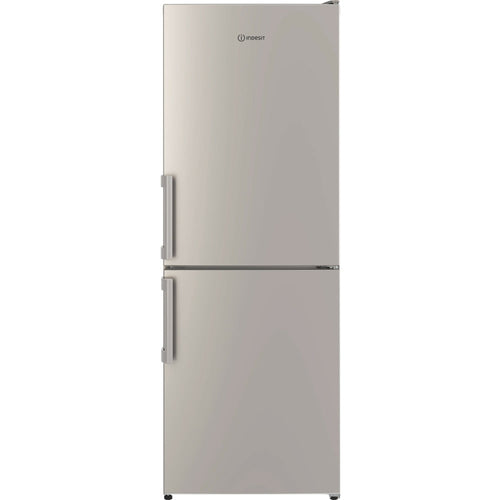 143L Low Frost Freestanding Fridge Freezer, 60/40, Silver - Indesit IB55532SUK