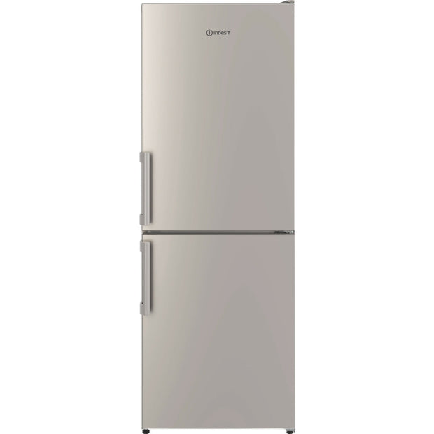 143L Low Frost Freestanding Fridge Freezer, 60/40, Silver - Indesit IB55532SUK - London Houseware - 1