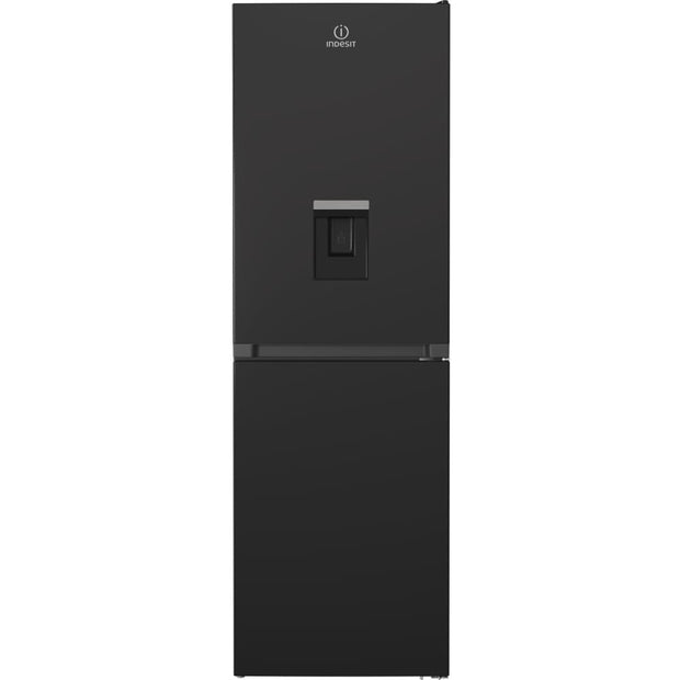 322L No Frost Black Fridge Freezer, 50/50 - Indesit IBTNF60182BAQUAUK - London Houseware - 1