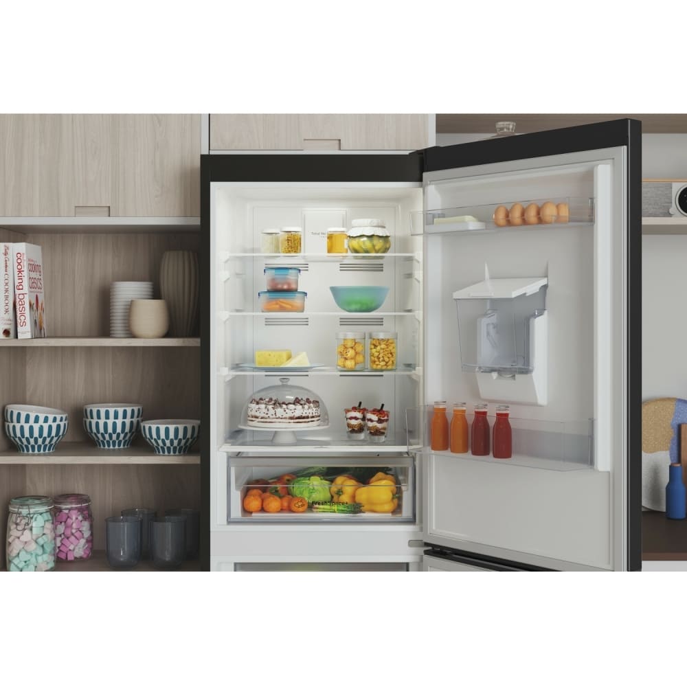 322L No Frost Black Fridge Freezer, 50/50 - Indesit IBTNF60182BAQUAUK - London Houseware - 13