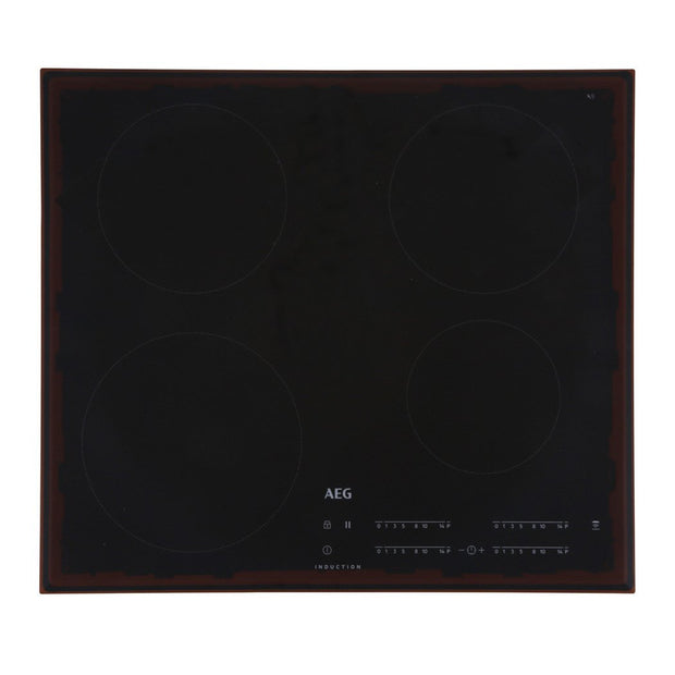 60cm 4 Zone AEG Induction Hob, Black - IKB64401FB - Naamaste London Homewares - 1