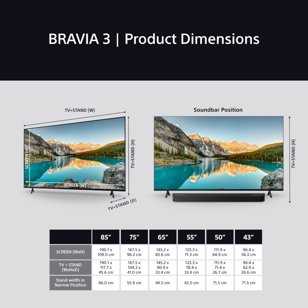 Sony K55S38BP.UKA BRAVIA 3 55" LED Smart Television - product image 23