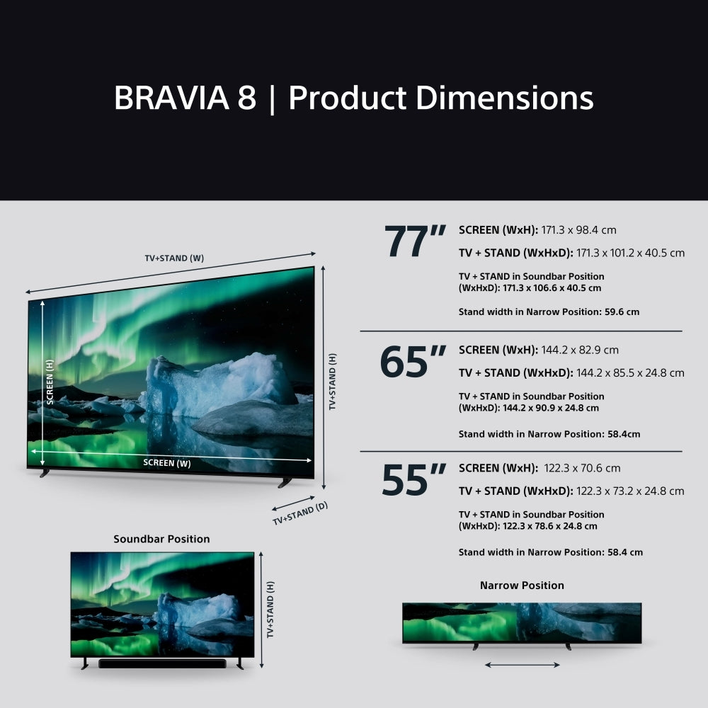 Sony K55XR80PU BRAVIA 8 55" 4K OLED Smart TV - product image 22