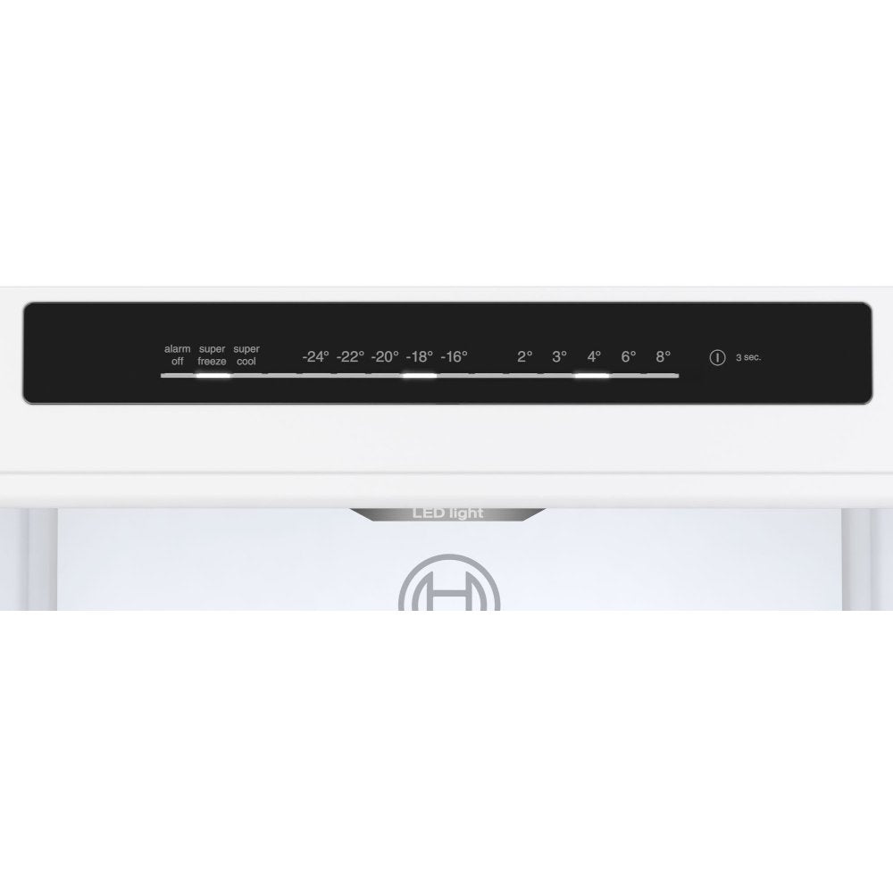 321L No Frost Bosch Fridge Freezer, 60/40, White - KGN362WDFG - London Houseware - 2