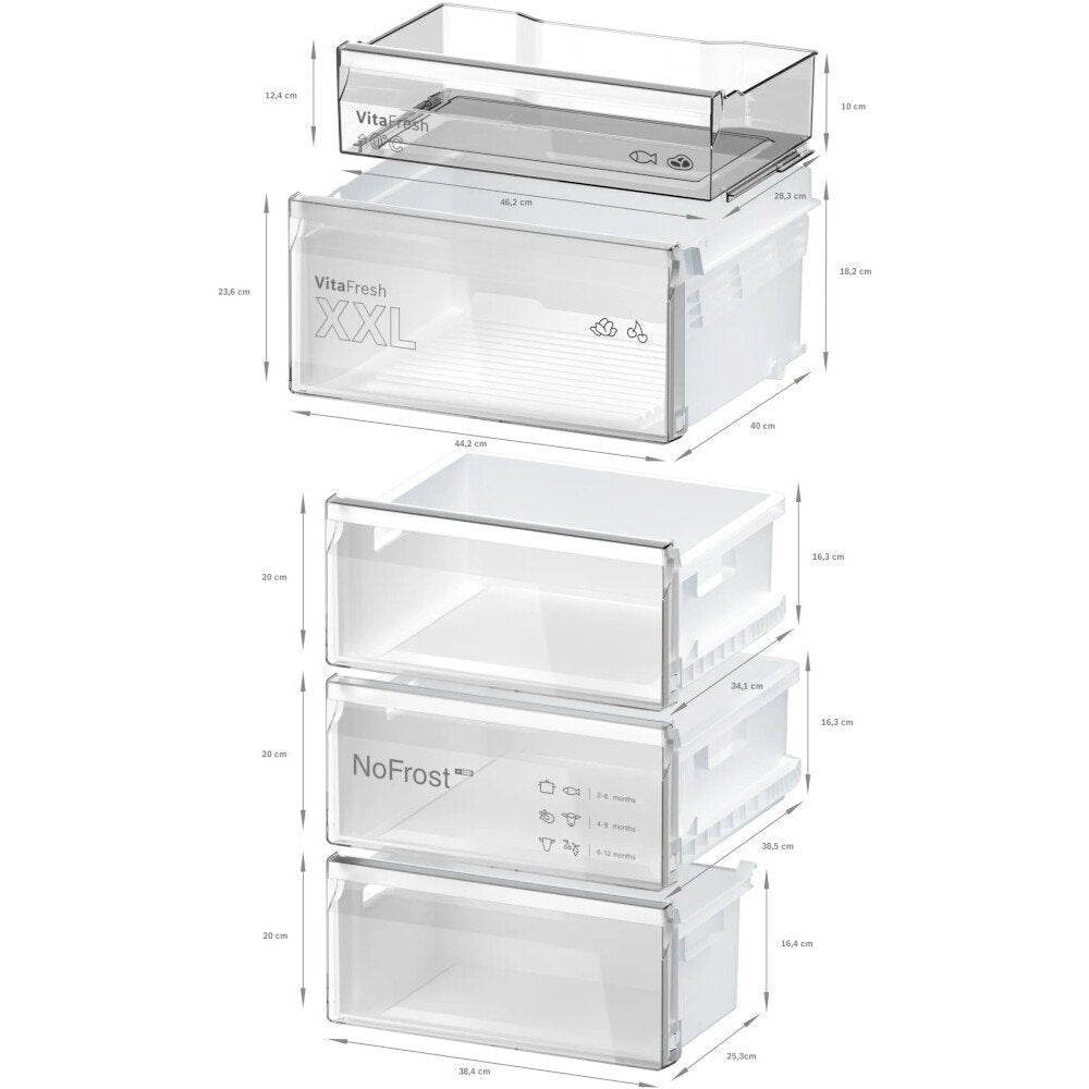 Bosch KGN39OCAFG Series 4 Fridge Freezer - product image 18